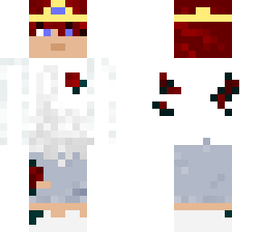 floral fit boy + crown