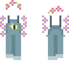flower skin template