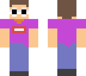 georgenotfound but purple shirt