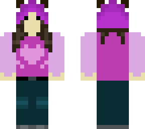 girl in purple