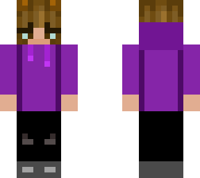 girl in purple hoodie