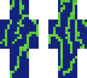 green and blue