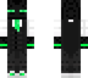green enderman in a suit (edit)