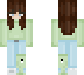 green fish girl