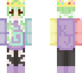 karl jacobs girl with green hair