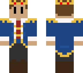 king cartoon simple
