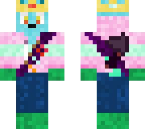 king rex pink & mint hoodie