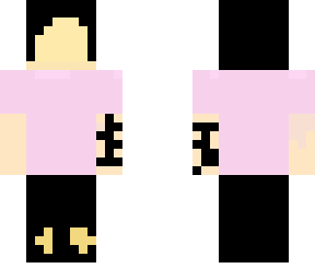 light pink with tatoo