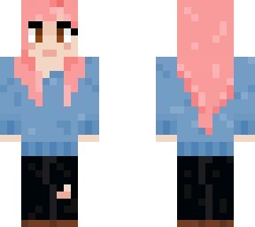 me in blu sweater 2