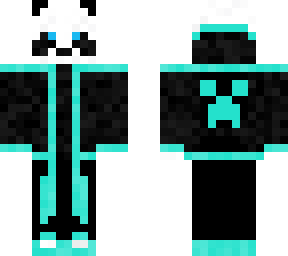 neon jacket panda