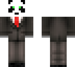 panda in suit (green)