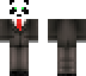 panda in suit (green)
