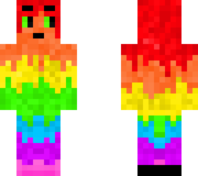 rainbow drenched something