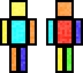 rainbow skin