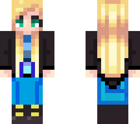 recoloured girl with jacket