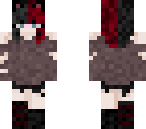 red/black cat girl
