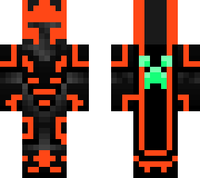 red knight with creeper face