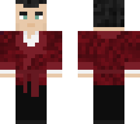 red smoking jacket