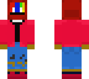 red tv mask