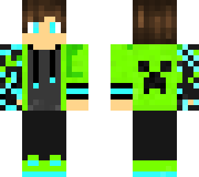 skin de chico verde lima