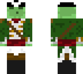 slime on green l`manburg clothes but green