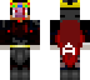 technoblade in black cloak