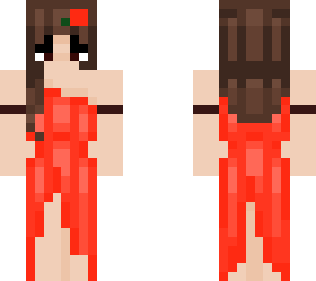 tikki as  a human girl in a dress