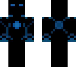 black blue armour