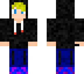 blond boy with hoodie
