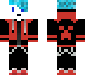 blue head hoddie boy