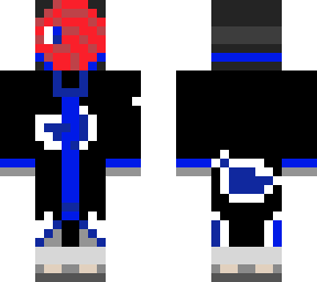 blue obito with red mask
