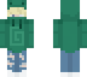 carl's frog hoodie (but it's me)