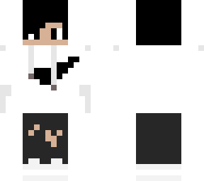 casual boy with white sweater