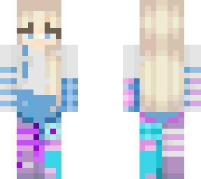 child girl blue haie band