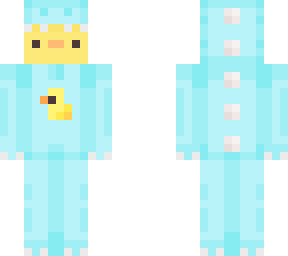 cyan dino duck
