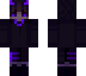 emo purple dark skin