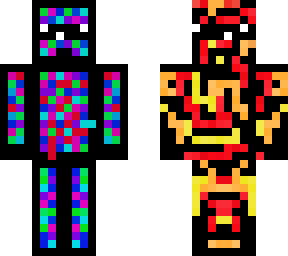 fire and colour dots