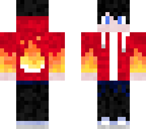fire hoodie boy
