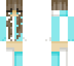 girl blue and white hoodie
