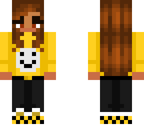 girl in yellow