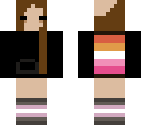 girl with ******* hoodie& demi-girl socks!