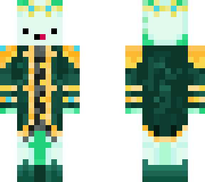green axolotl king (remake of someones not mine)