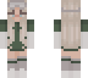green sweater with goggles <3
