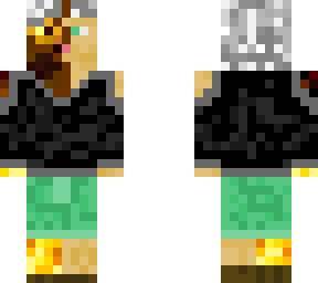 Half Blaze Minecraft Skins