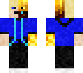 Half Blaze Minecraft Skins