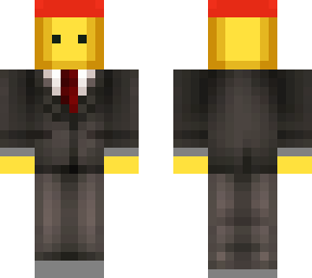 lego man in suit
