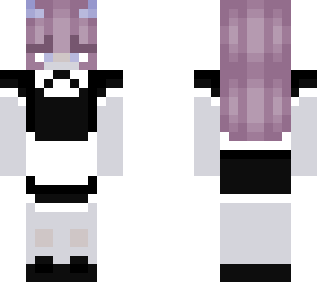 me in a maid dress :333