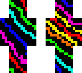 neon striped