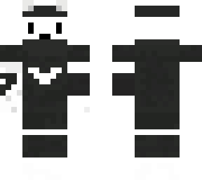 ninja fox black and white