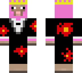 personal skin - pink sheep with crown and flower tux